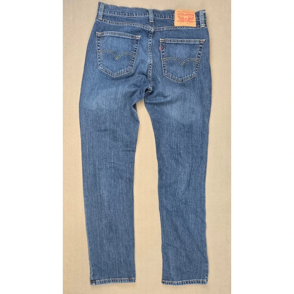 Levi's 511 Slim Fit Mens Jeans Blue Medium Wash Denim W33 L32 04511-5530